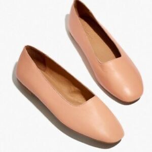 Madewell Cory Flats in Blush-size 7.5